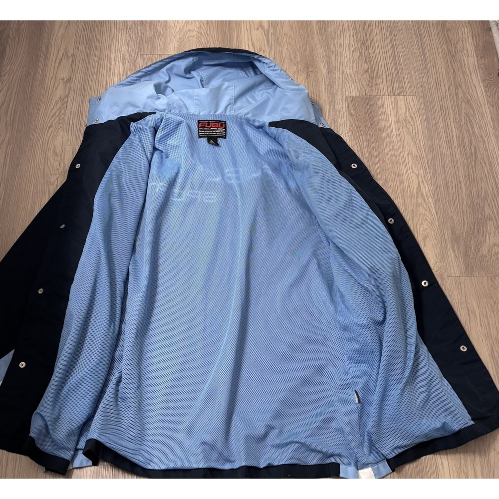 Men's vintage FUBU Sport windbreaker jacket 2XL Blue - Picture 12 of 16